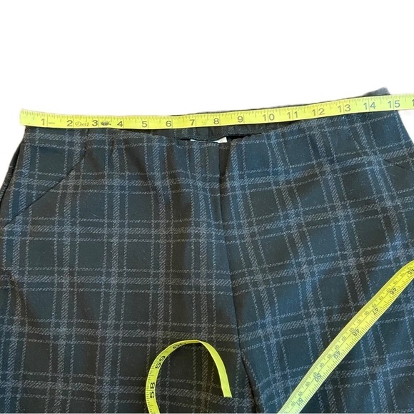 J.Jill Ponte Slim Leg Pants – Black & Gray Plaid (Petite M) - Picture 5 of 8